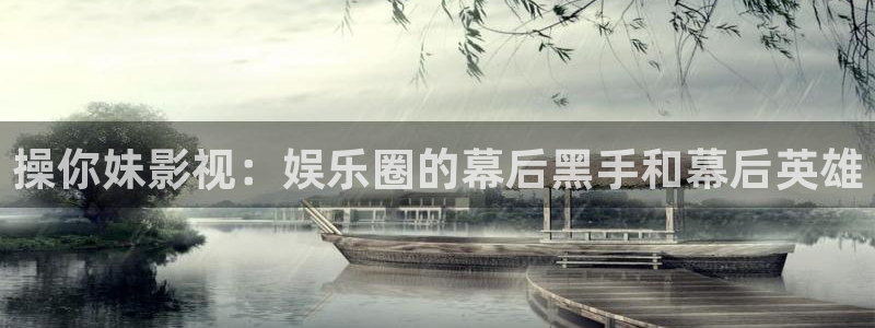 电视剧策驰影院：操你妹影视：娱乐圈的幕后黑手和幕后英雄