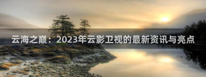 大工匠电视剧策驰影院：云海之巅：2023年云影卫视的最新资讯与亮点